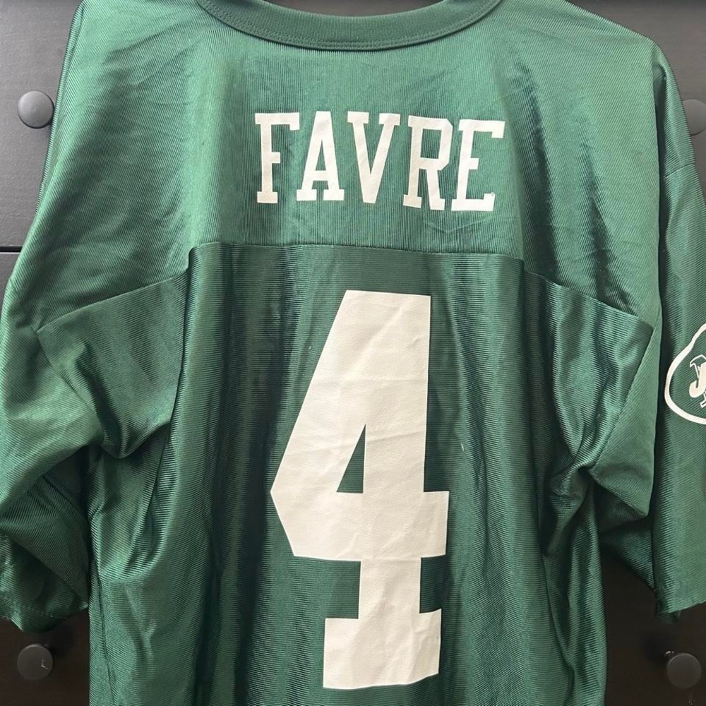 Vintage Authentic NFL Brett Favre New York Jets jersey‎ Size L